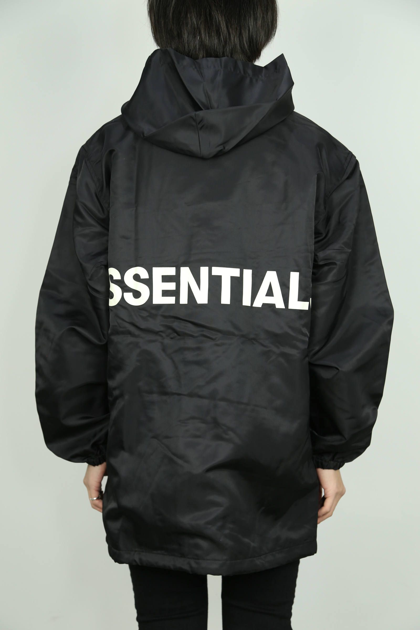 COACH JACKET HOODIE / ブラック