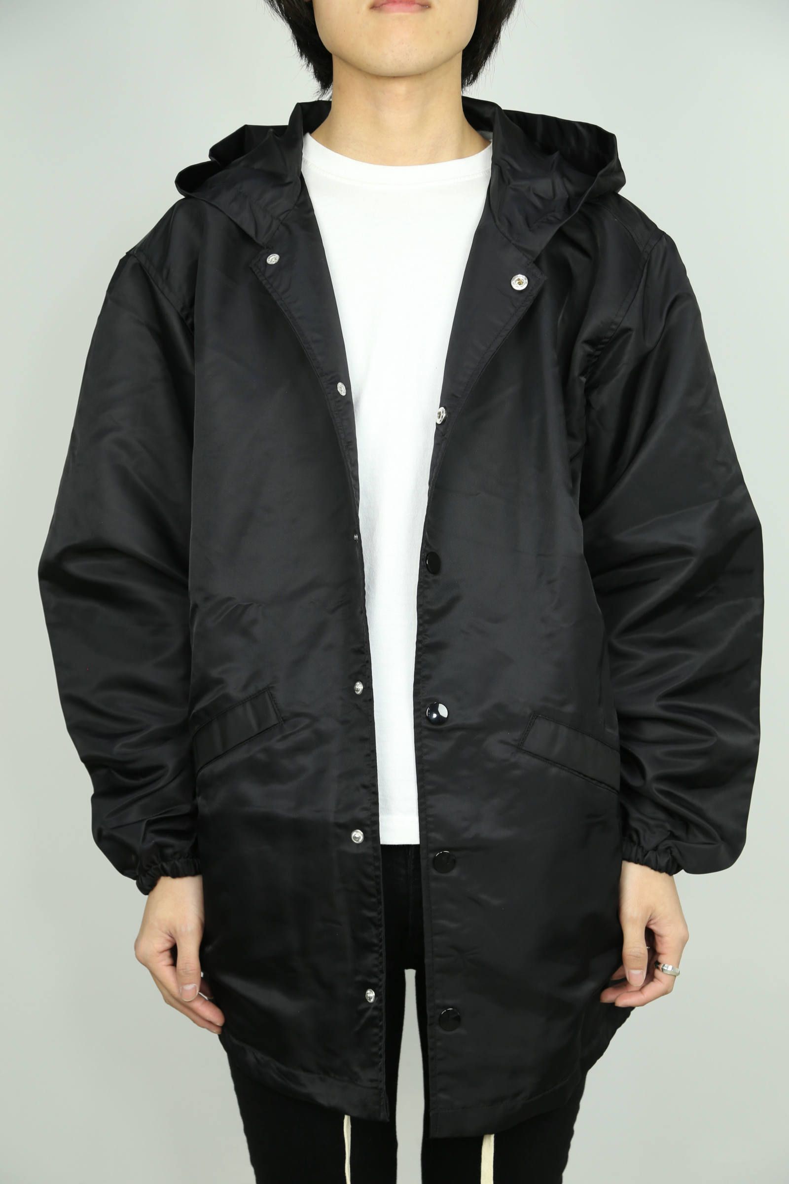 COACH JACKET HOODIE / ブラック