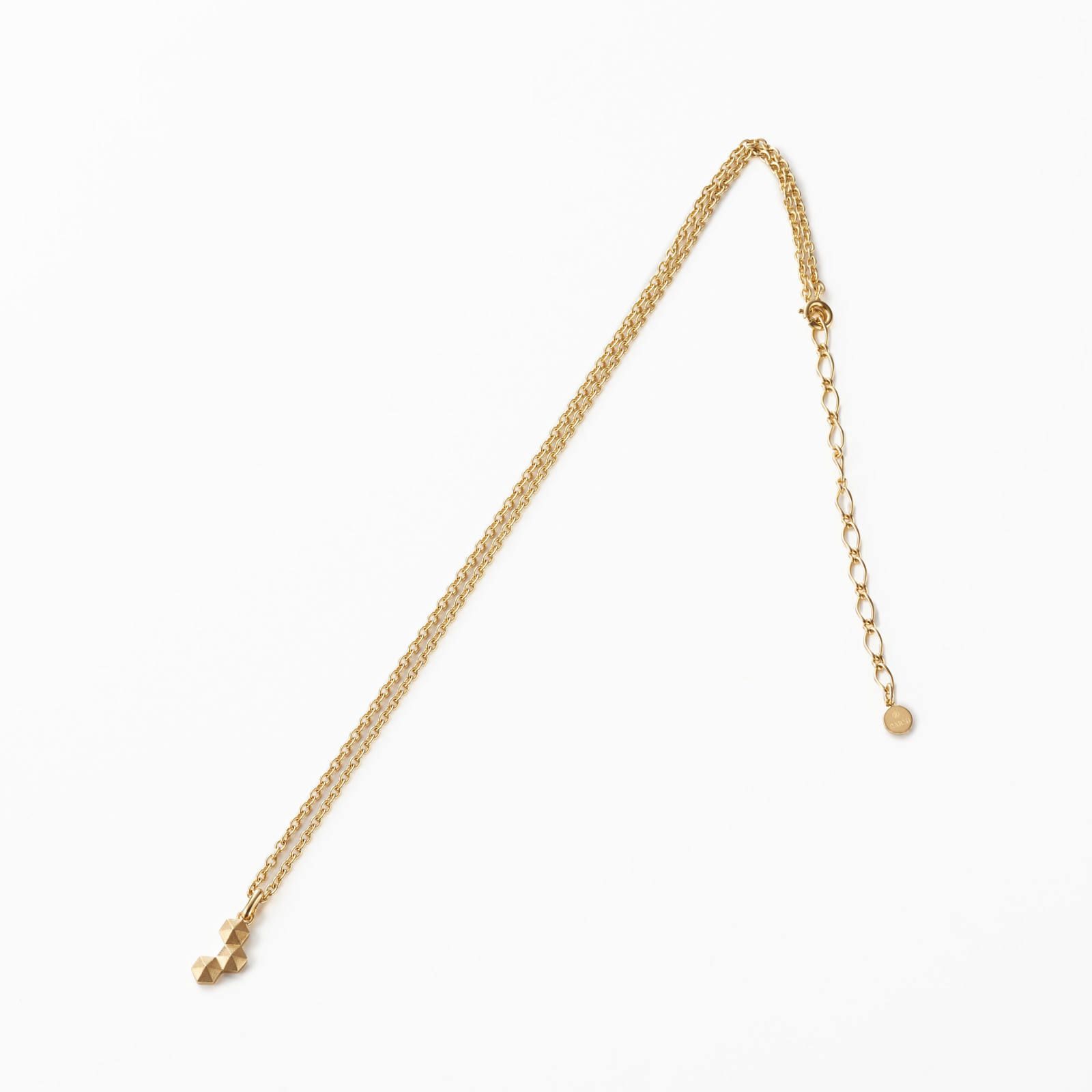 Honeycomb Studs Pendant - L / ゴールド
