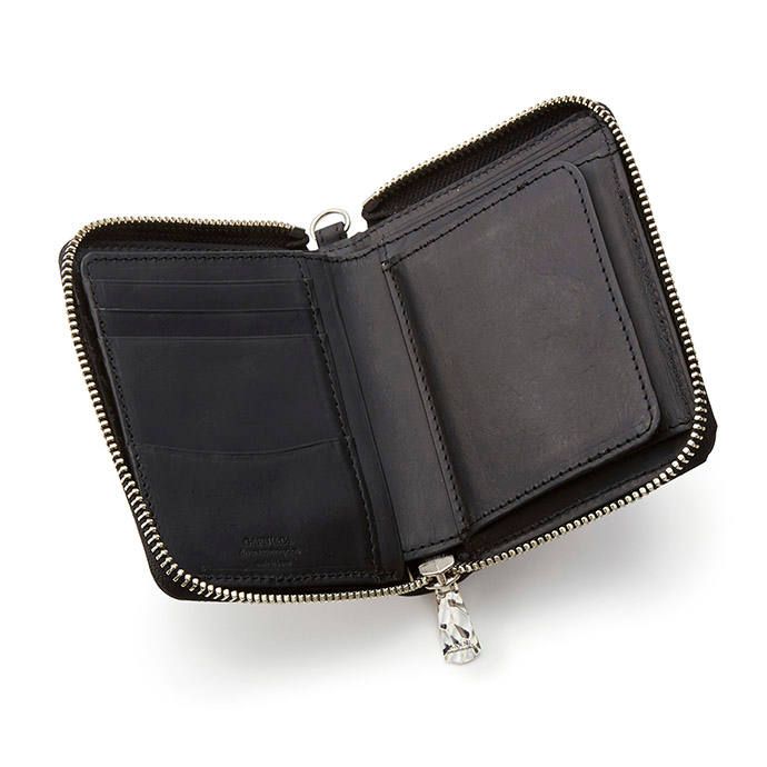 GARNI - Insection Zip Fold Wallet / ブラック | Tempt