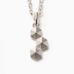 Honeycomb Studs Pendant - L / シルバー