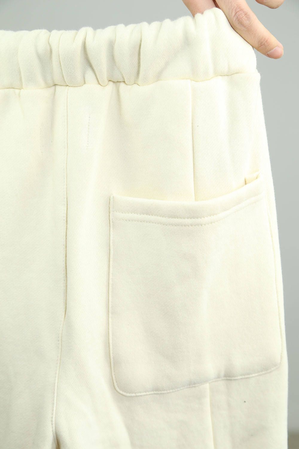 SIDE LINE SWEAT PANTS / クリーム