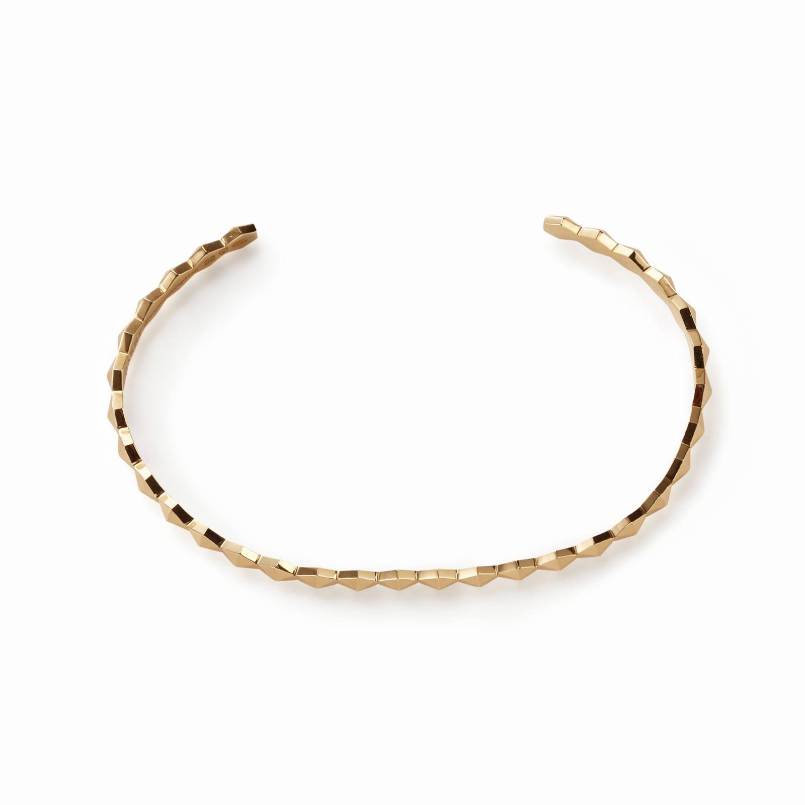 Honeycomb Studs Bangle - S / ゴールド