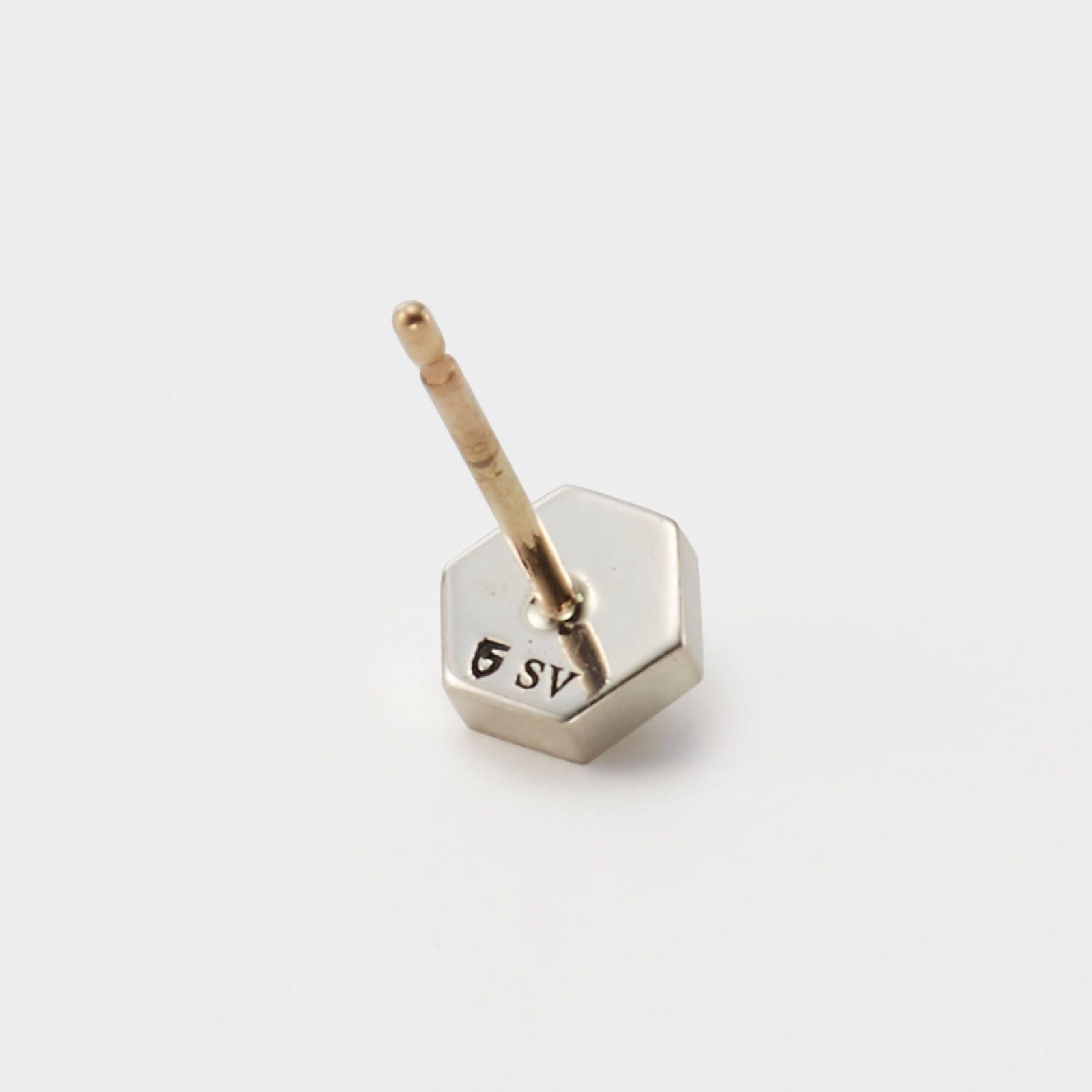 Honeycomb Studs Pierce / シルバー
