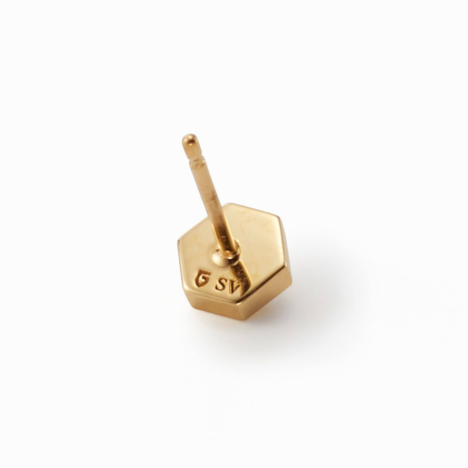 Honeycomb Studs Pierce / ゴールド