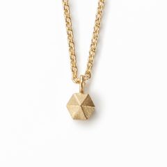 Honeycomb Studs Pendant - S / ゴールド