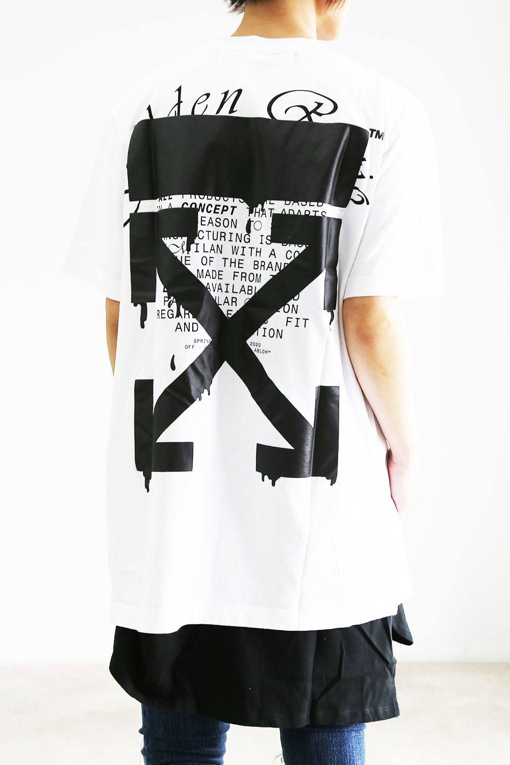 OFF-WHITE - DRIPPING ARROWS S/S SLIM TEE / ホワイト | Tempt