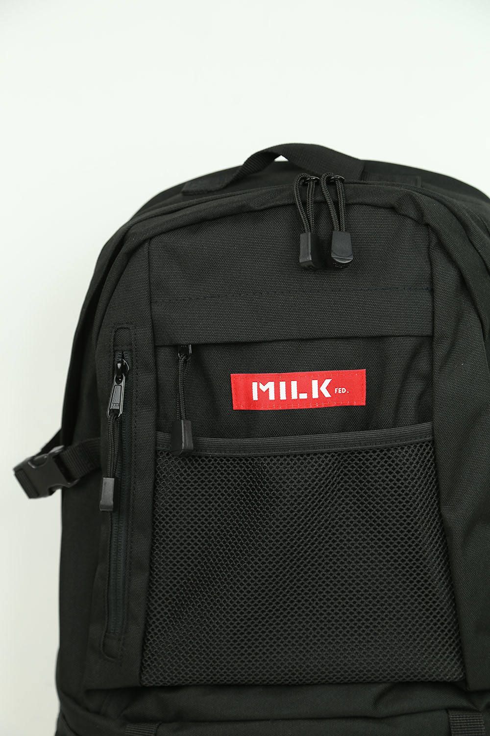 MILKFED. - 【人気定番商品】EMBROIDERY BIG BACKPACK BAR / レッド