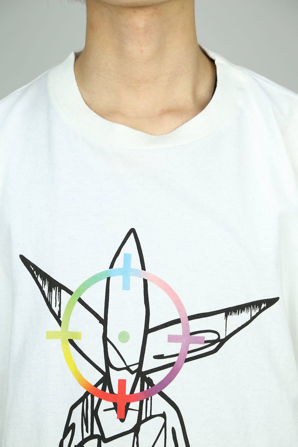 OFF-WHITE - FUTURA ALIEN S/S OVER TEE / ホワイト | Tempt