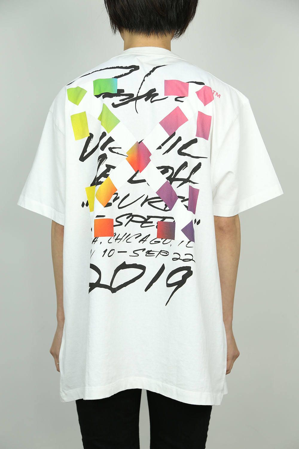 OFF-WHITE - FUTURA ALIEN S/S OVER TEE / ホワイト | Tempt