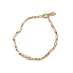 Mix Chain Bracelet  / ゴールド