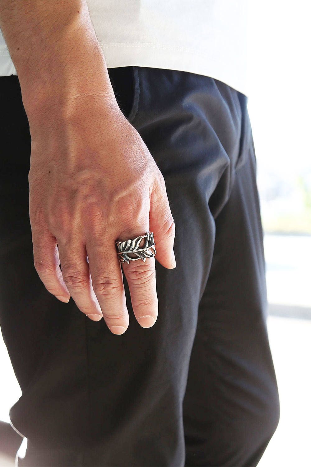 Rag Feather Ring