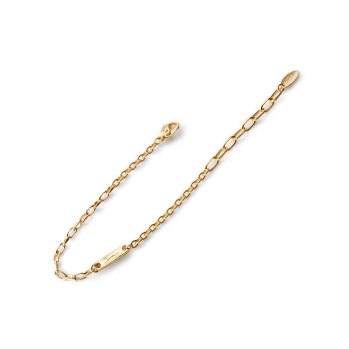 Mix Chain Bracelet No.2 / ゴールド