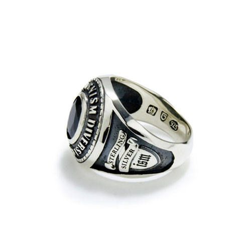 Ism College Ring - S / ブラック