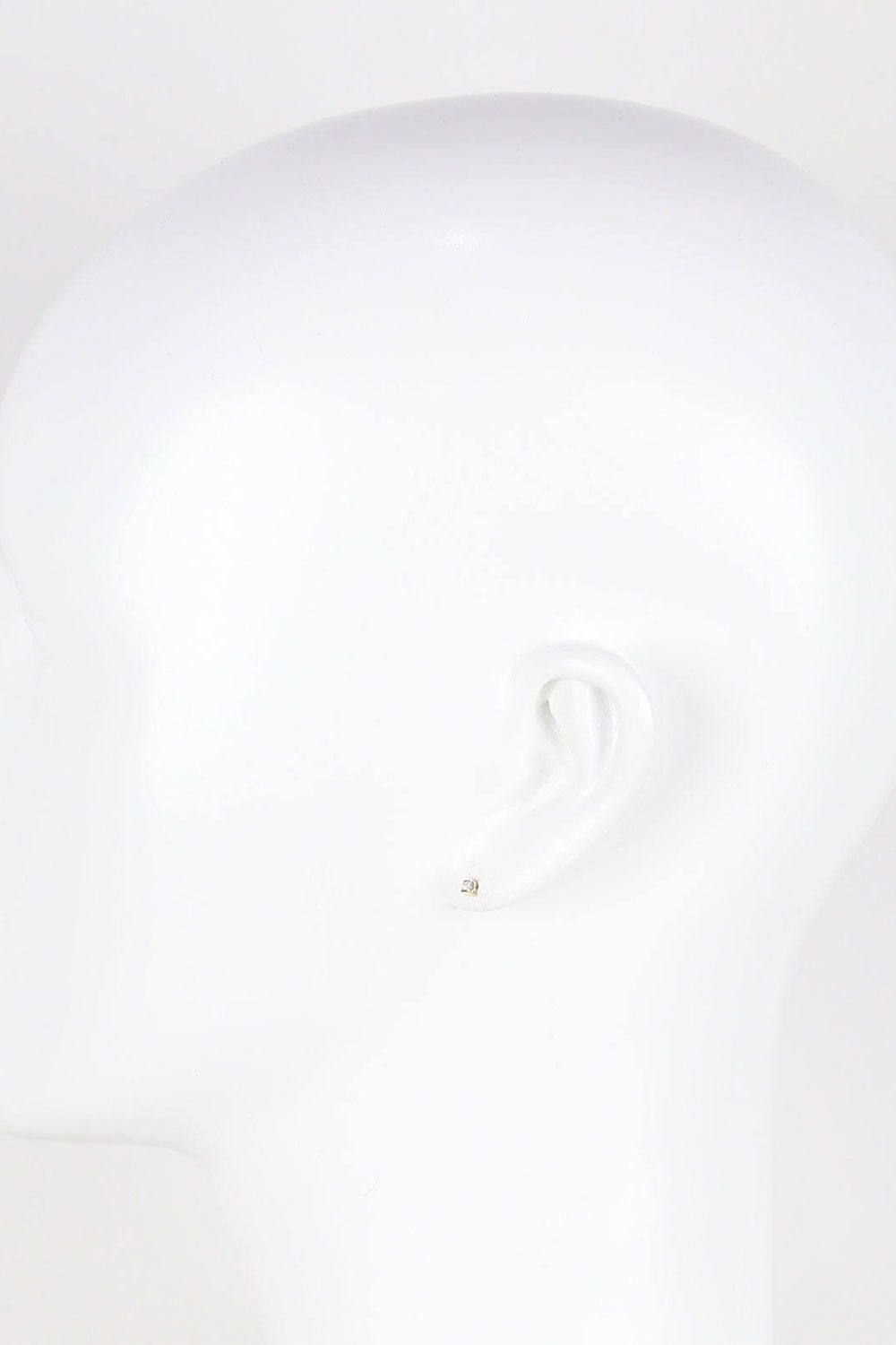 K10YG Square Dia Pierce / イエローゴールド