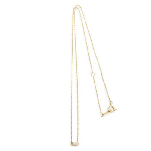K10YG Square Dia Necklace