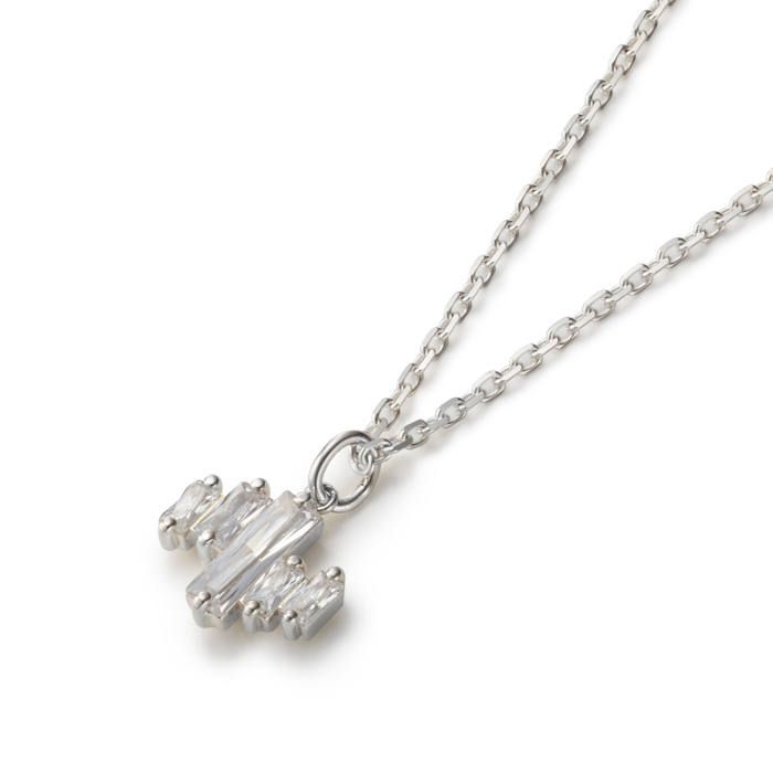 Multiple Crystal Pendant / シルバー