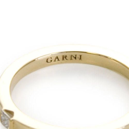 K10YG Square Dia Ring