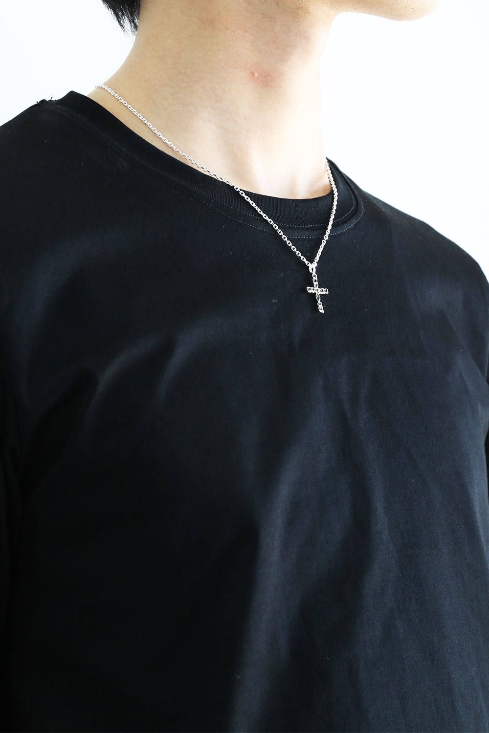 Mix Stone Cross Pendant / シルバー