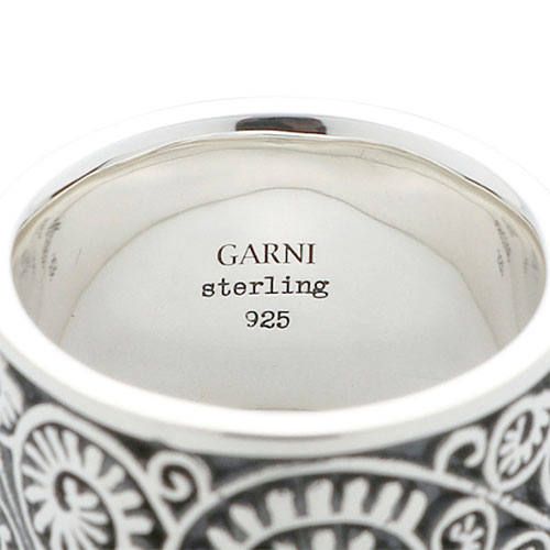 GARNI - Vine Pattern Ring / ブラック | Tempt