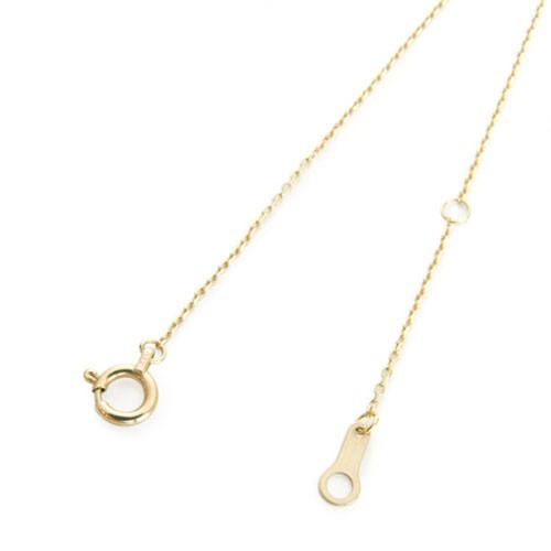 K10YG Square Dia Necklace