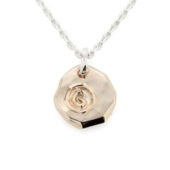 G Stamp Chip Pendant - L - Combi