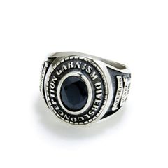 Ism College Ring - S / ブラック