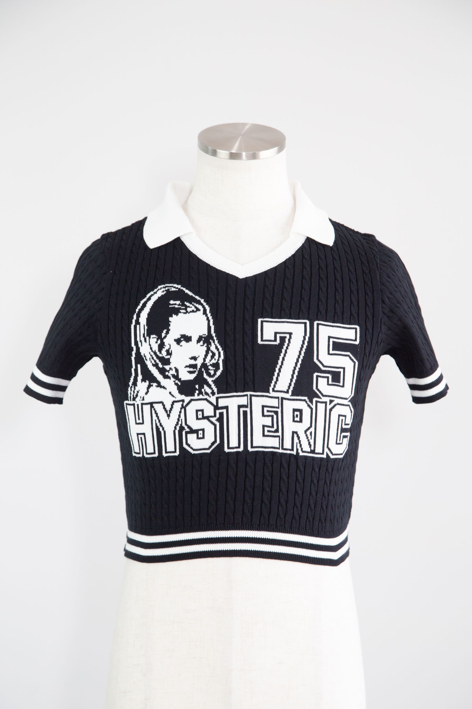 HYSTERIC GLAMOUR - HYSTERIC 75ジャカード チビシャツ