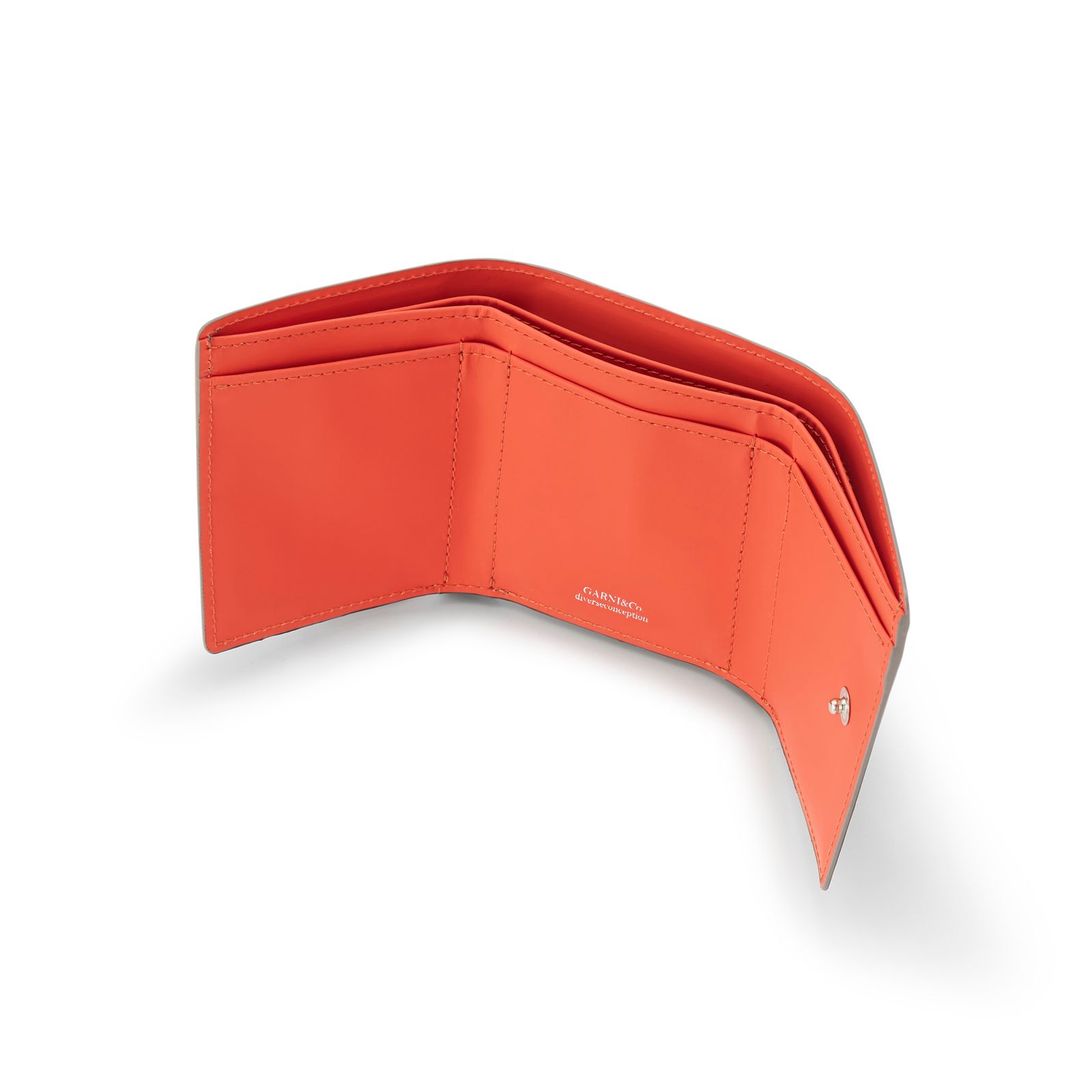 Rubber Mini Three Fold Wallet / グレー