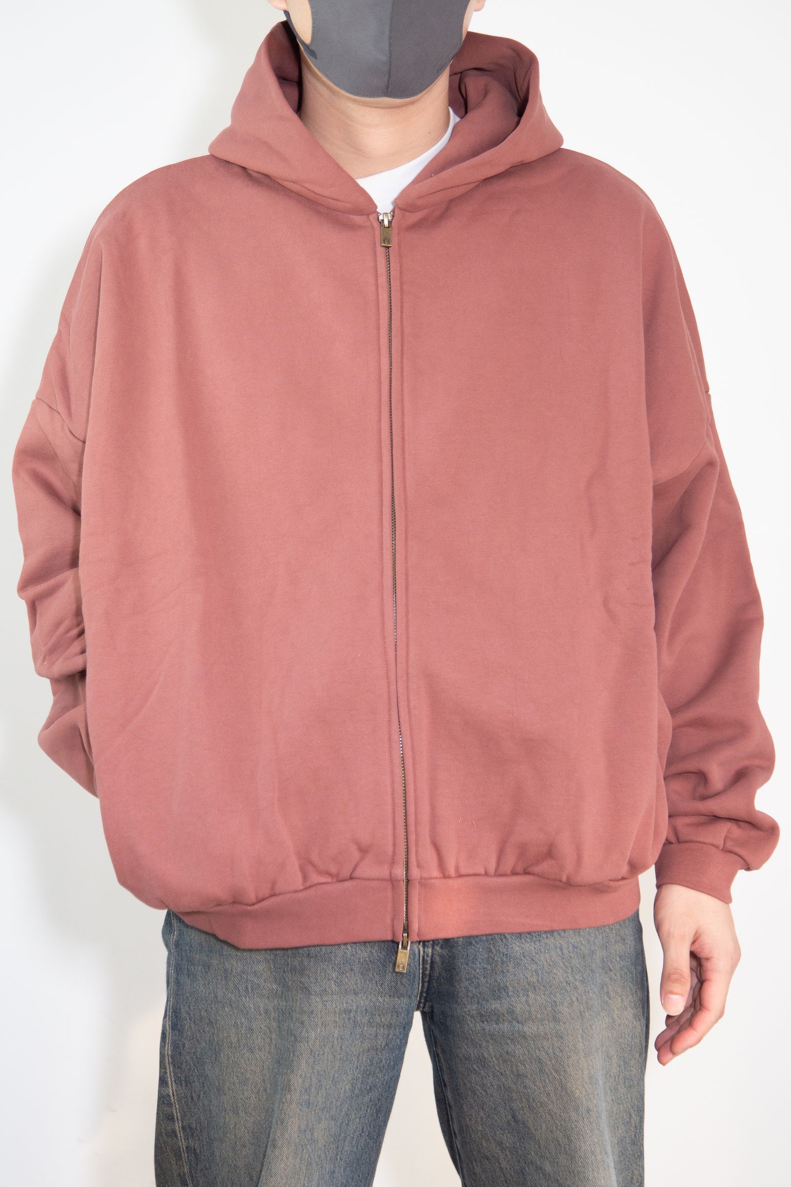 24FW HEAVY WEIGHT FULL ZIP HOODIE / クリムゾン