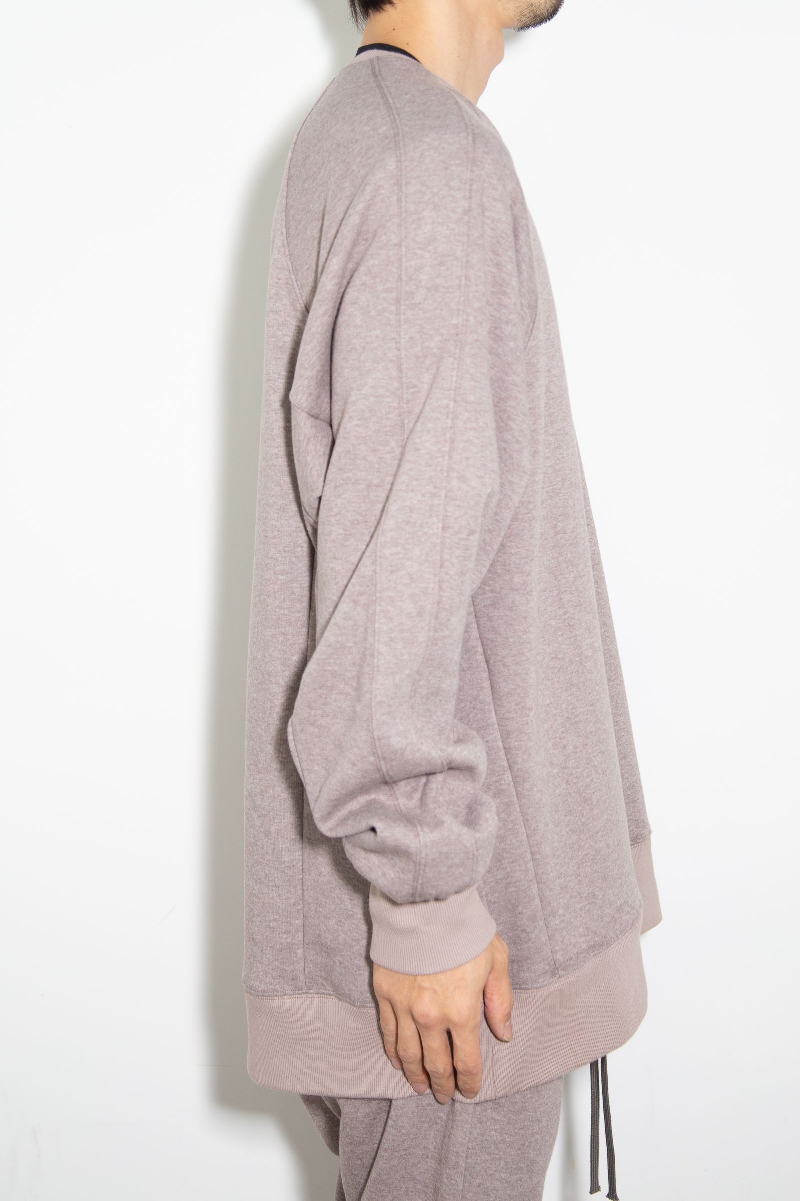ボンバーヒートオーバーサイズスウェット / Bomber Heat Dolman Pullover / ブラウン / ag-6005