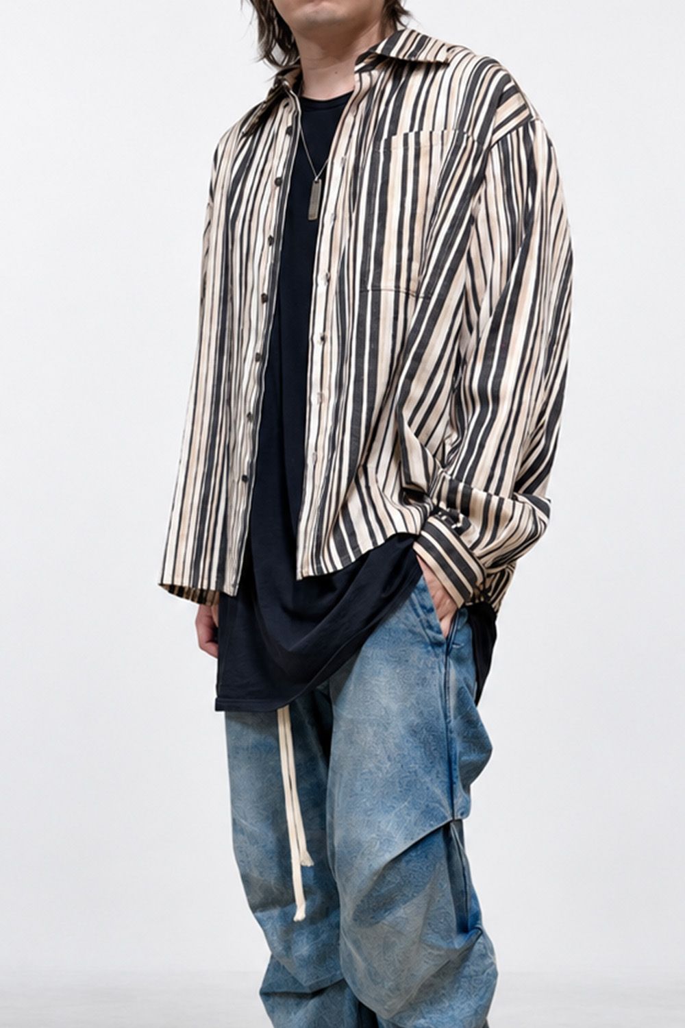 Striped Oversized Shirt