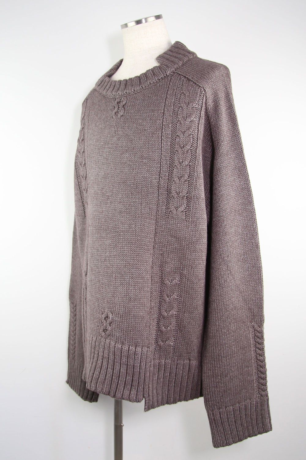 ローゲージニットプルオーバー / Low Gauge Knit Pullover / グレー