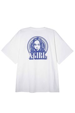 CIRCLE BACKGROUND FACE LOGO S/S BIG TEE DRESS / ホワイト