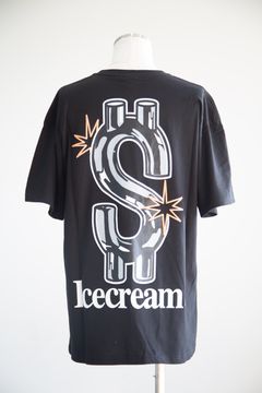 【ICECREAM】 WEALTH T-SHIRT / ブラック