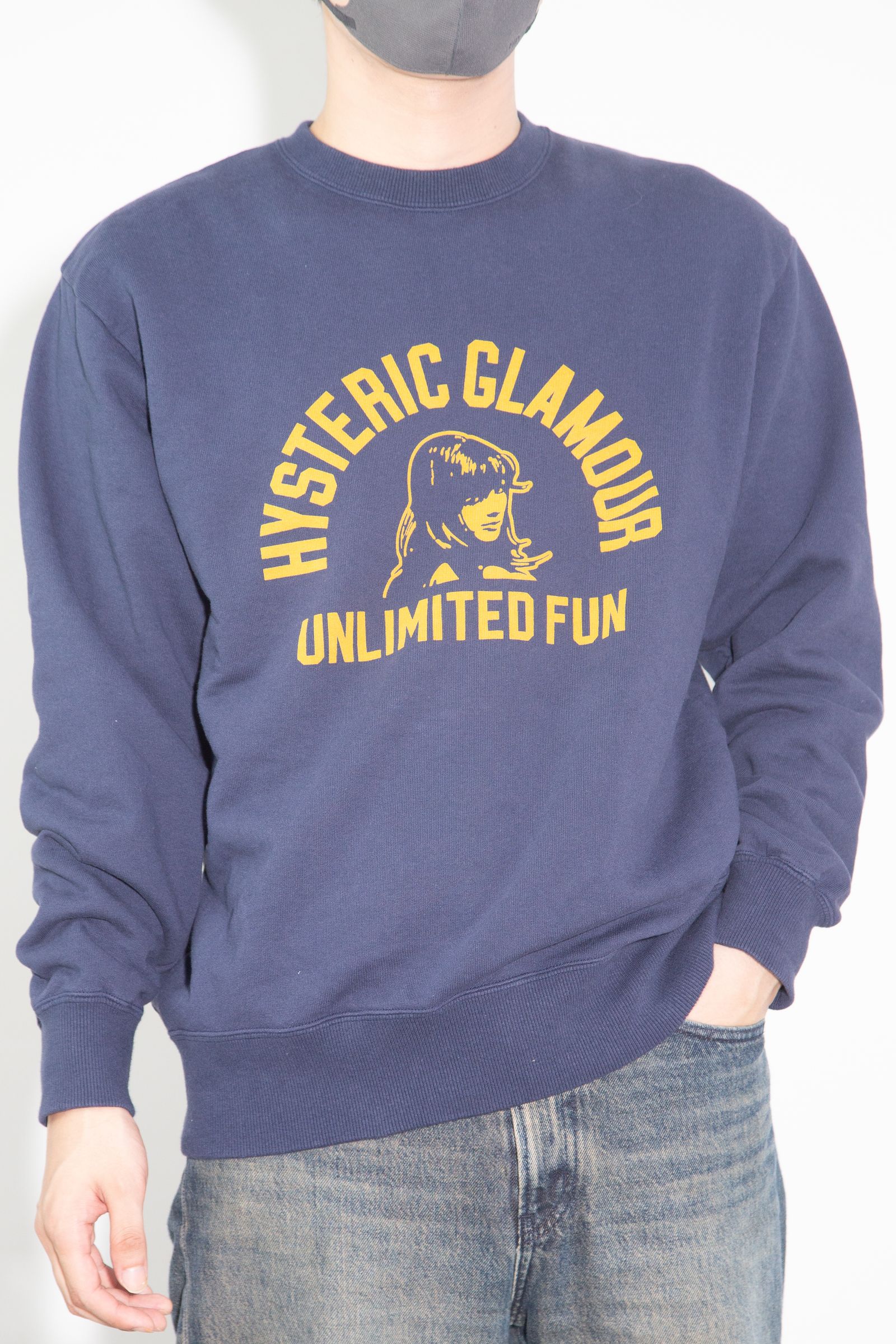 HYSTERIC GLAMOUR - UNLIMITED FUN スウェット / ブラック | Tempt