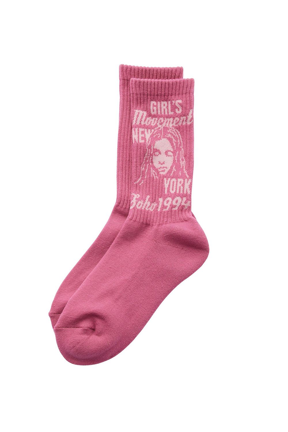 MIX LOGO & FACE RIB SOCKS