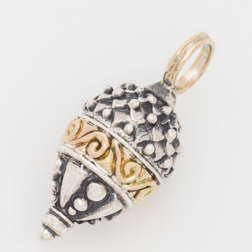 Santorini Pine Cone Pendant / GP025