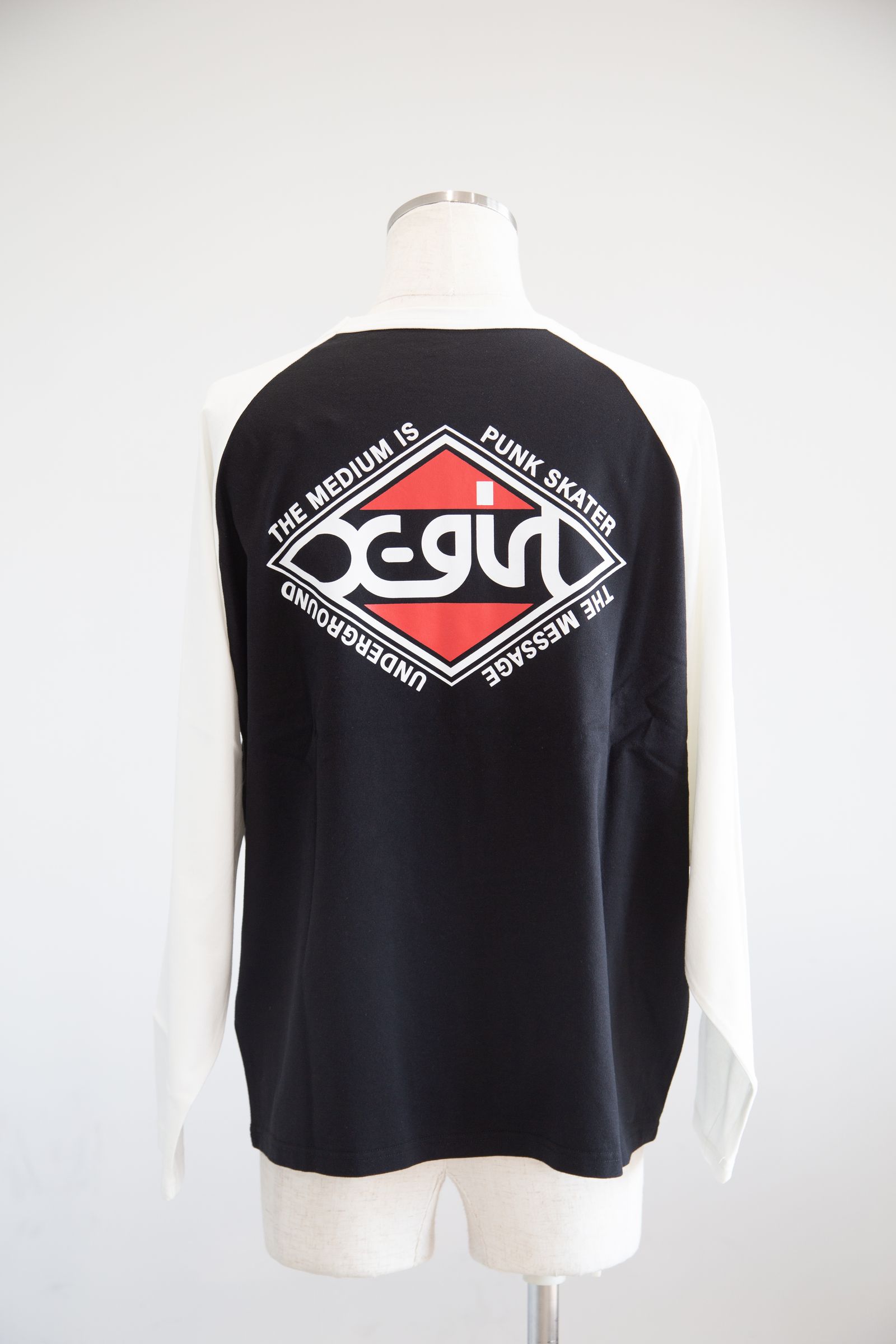 RHOMBUS LOGO B/B BIG TEE / ブラック