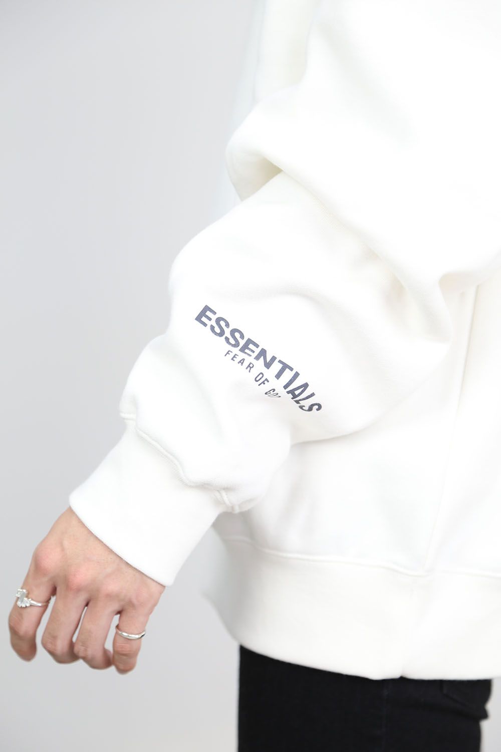 FRONT LOGO SWEAT / ホワイト