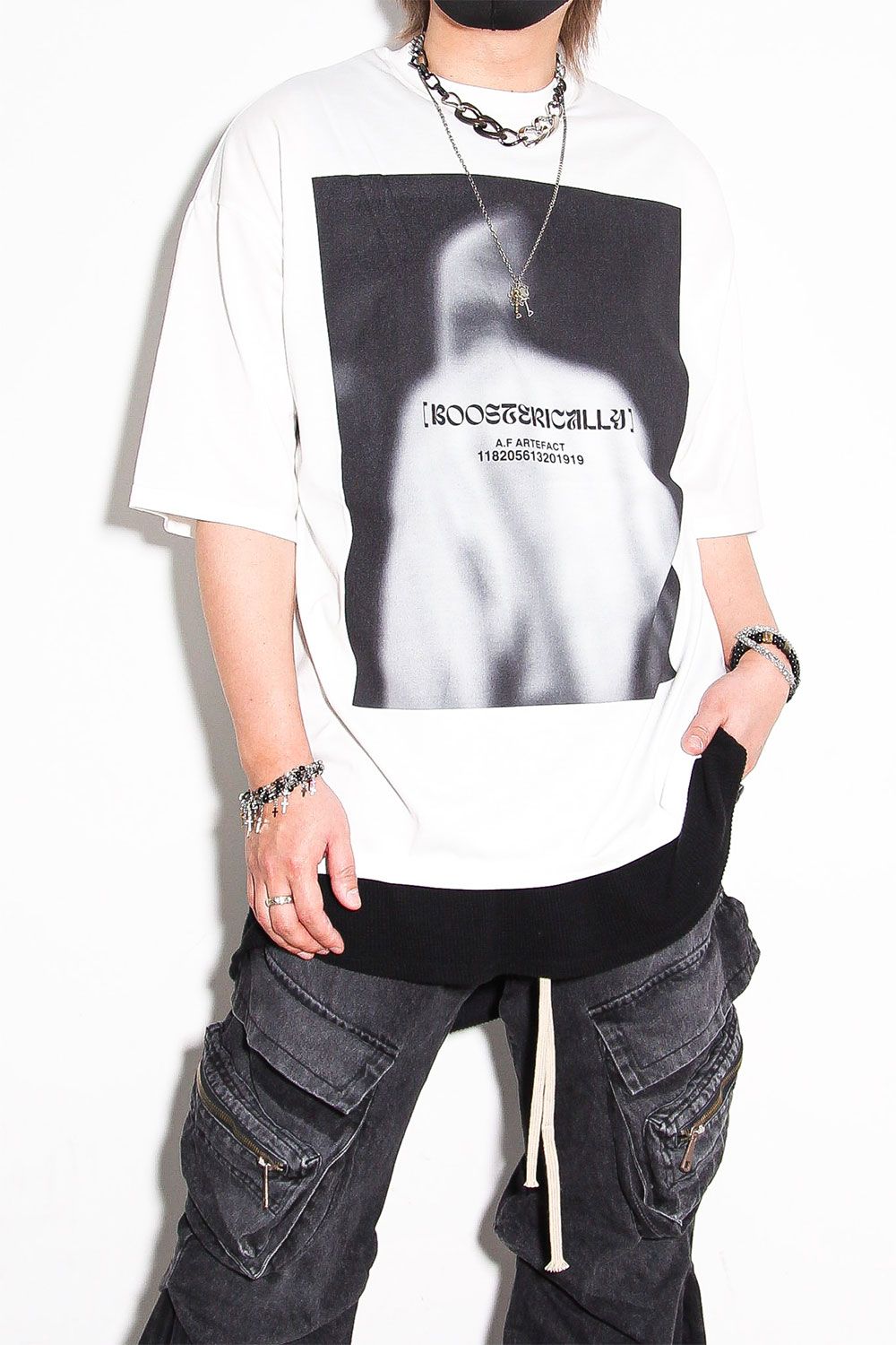 【国内買付】A.F ARTEFACT オーバサイズTシャツ Type A A.F ARTEFACT - オーバサイズTシャツ Type A / Type A Print Tee