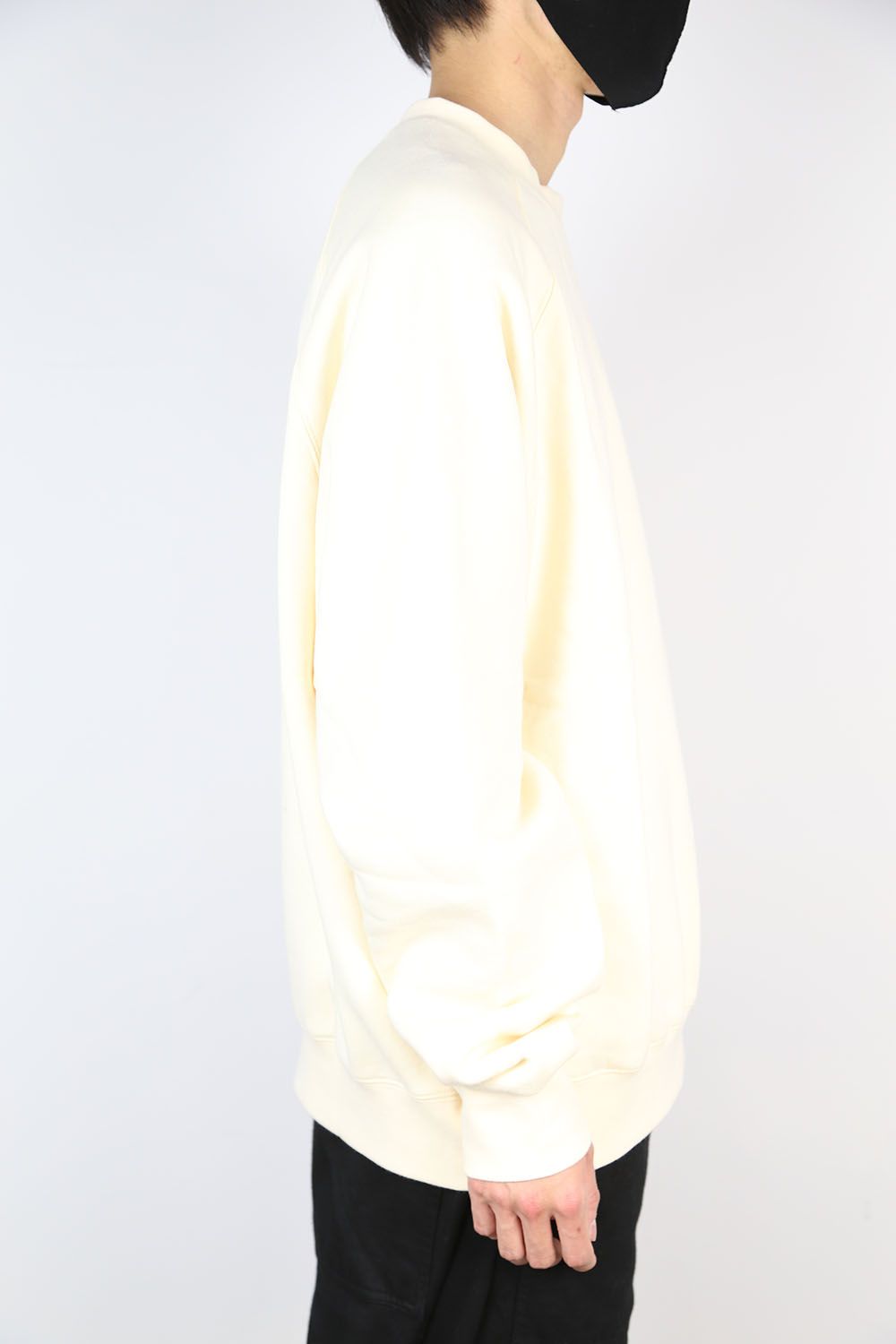 21SS BACK LOGO SWEAT (RUBBER) / クリーム