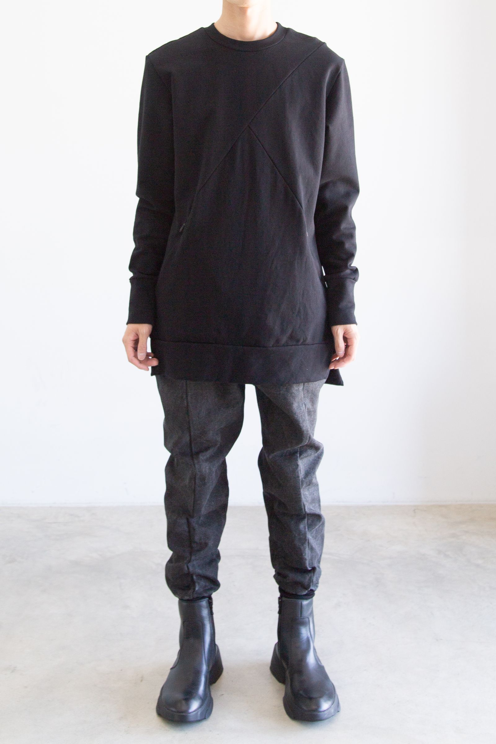 RIPVANWINKLE - RIDERS PANTS / ブラック | Tempt