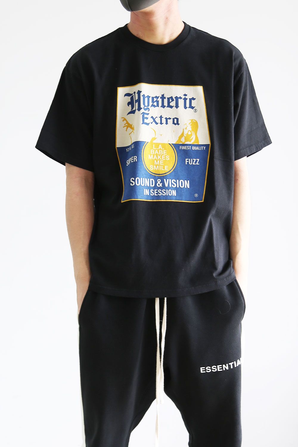 HYSTERIC GLAMOUR - HYS EXTRA Tシャツ / ブラック | Tempt