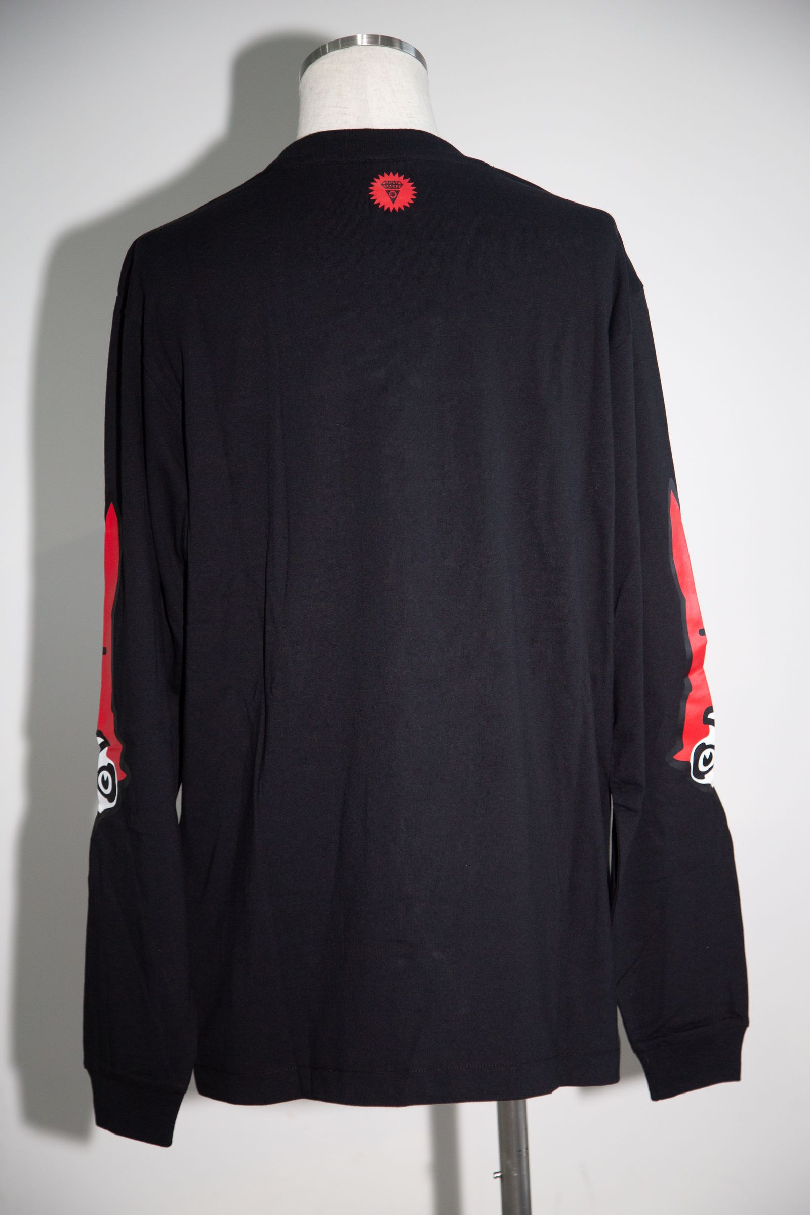 【ICECREAM】RUNNING DOG L/S T-SHIRT / ブラック