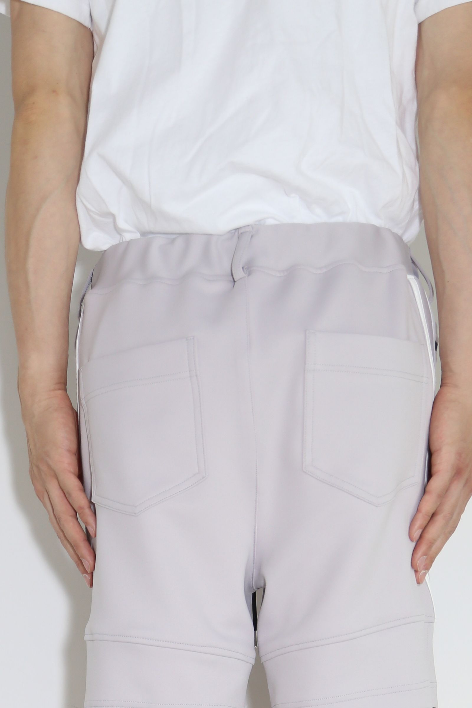 TYLER LINE SHORTS / グレー×ホワイト