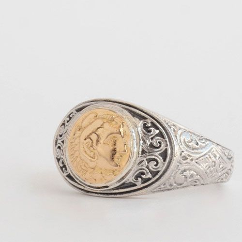 Alexander the Great Symbol Ring / GR059