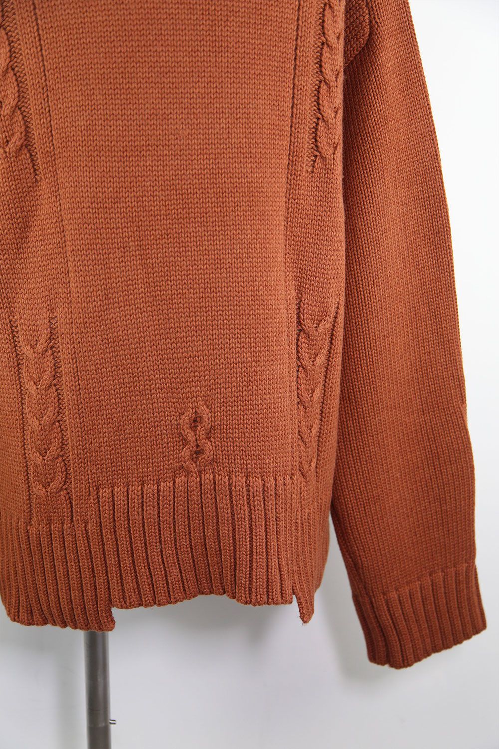 ローゲージニットプルオーバー / Low Gauge Knit Pullover / ブラウン