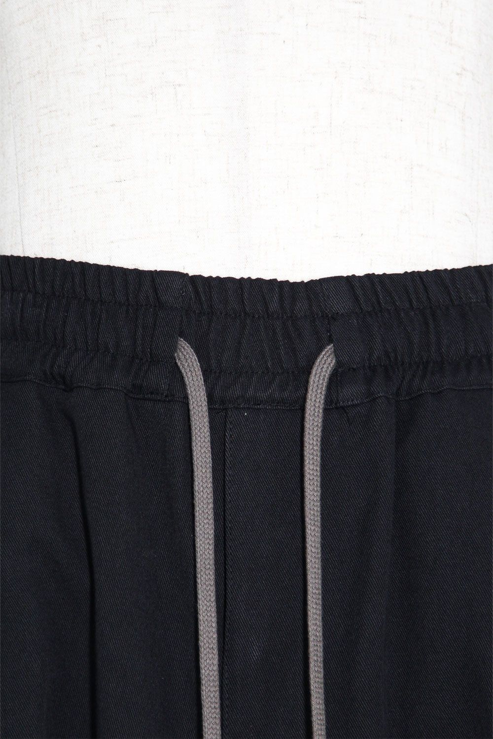 コットンリネンベルトワイドパンツ / Belt Parts Long Pants / ブラック / ag-9094-2