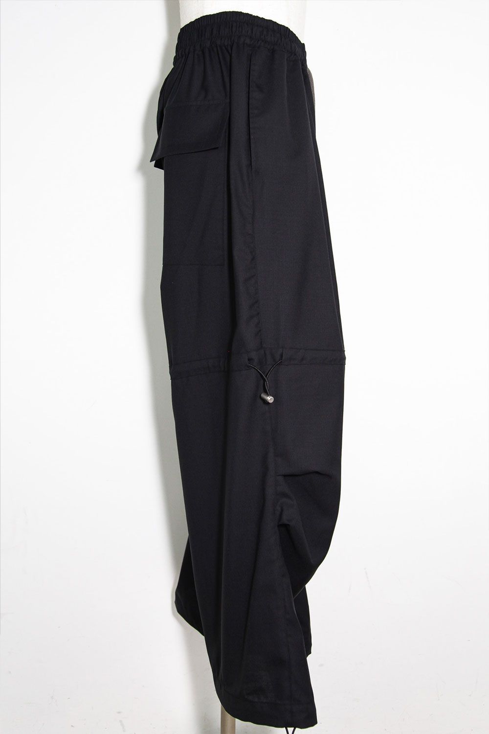 サマーウールワイドパンツ / Wide Pants / ブラック / ag-9093-1